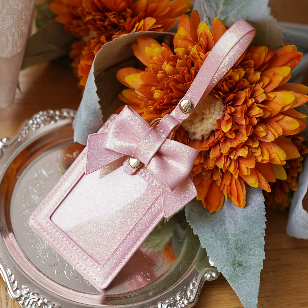 Multicolor Kawaii PU Card Case, Bow Accent 45592:853869