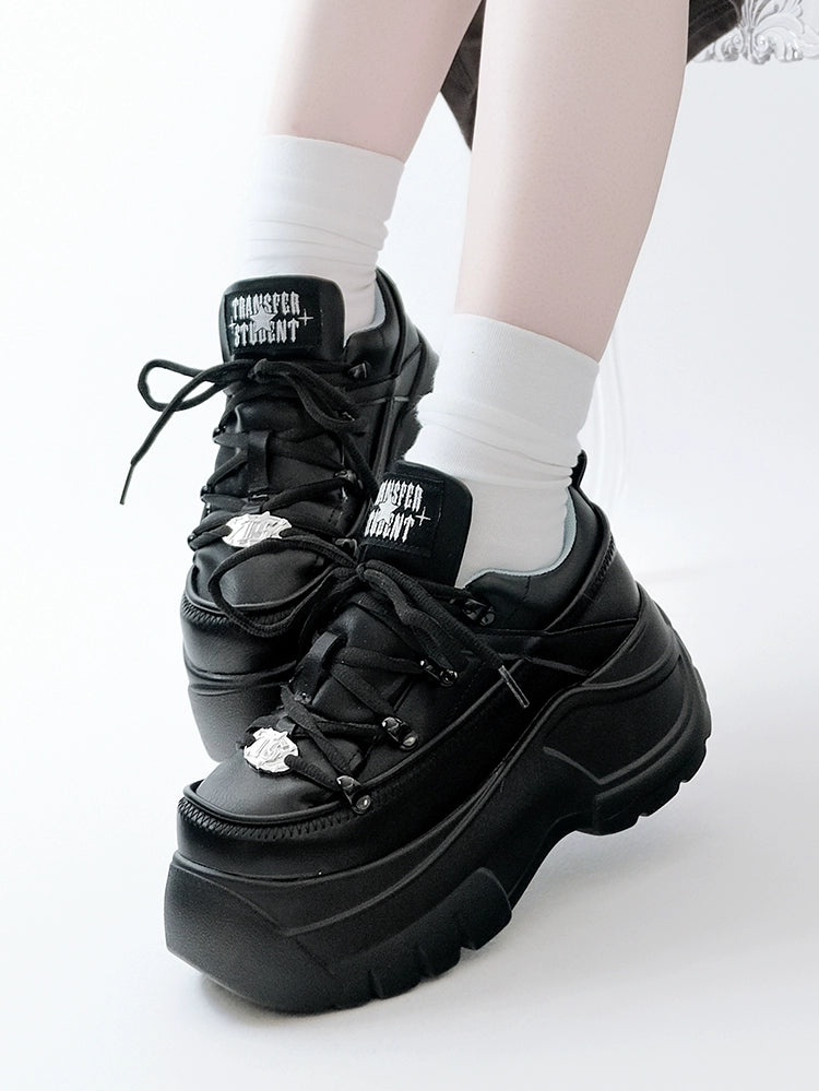 Jirai Kei High Platform Shoes, Casual Sneakers 44006:793169