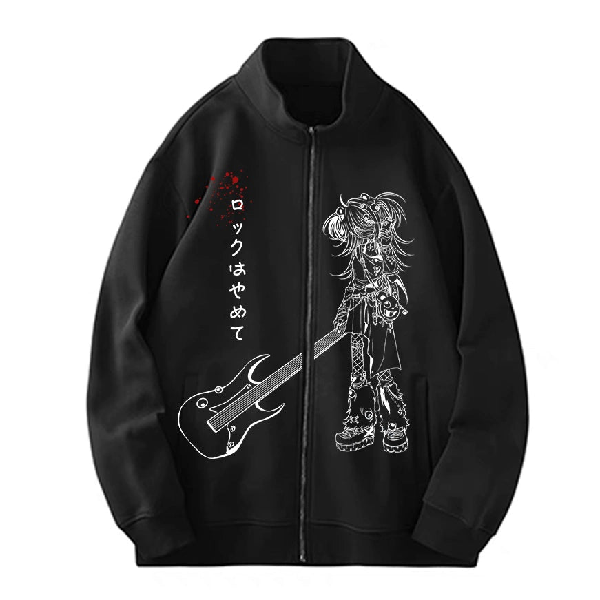 Yami Kawaii Hoodie Cotton Subculture Zip-up Jacket (2XL L M S XL) 35338:489114 (2XL L M S XL) 35338:489114