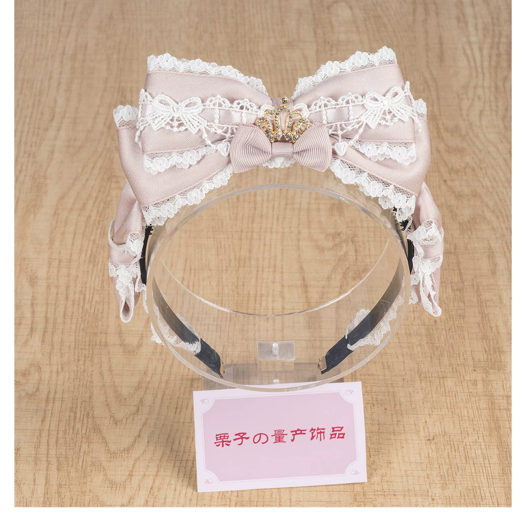 Jirai Kei Bowknot KC, Rhinestone Crown 44956:832790