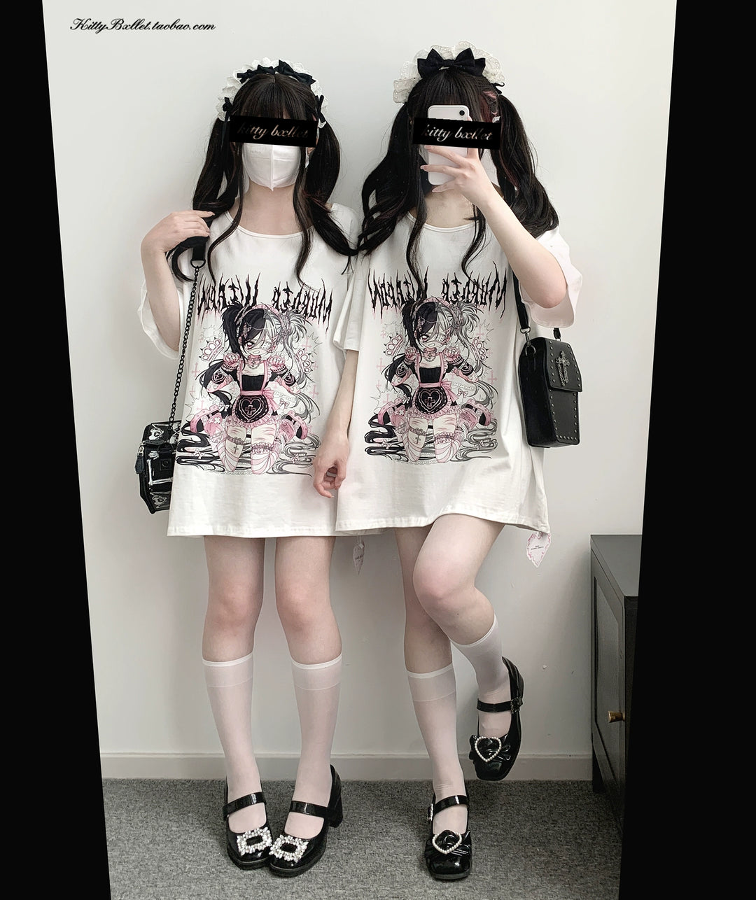 Oversize Jirai Kei T-shirt Short-sleeved Top 38318:598486