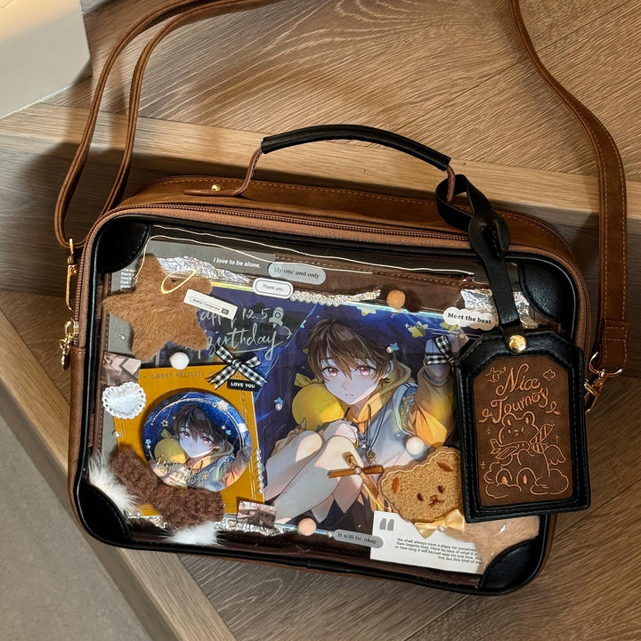 Kawaii Itabag Crossbody Shoulder Bag Vintage Square Bag 35278:491596 35278:491596