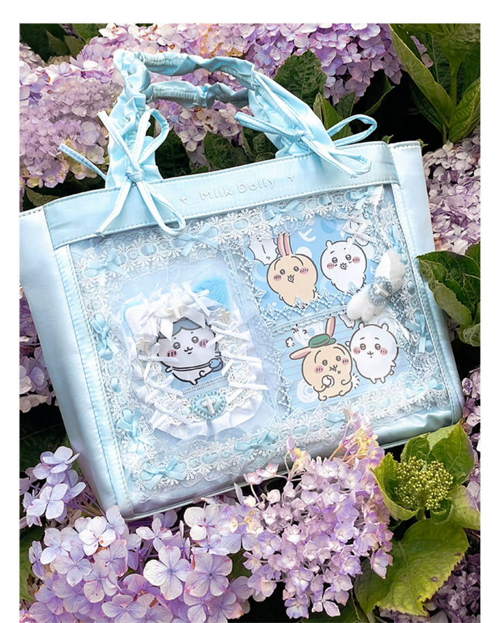 Imitation Silk Tote Itabag, Multiple Color 45430:851535