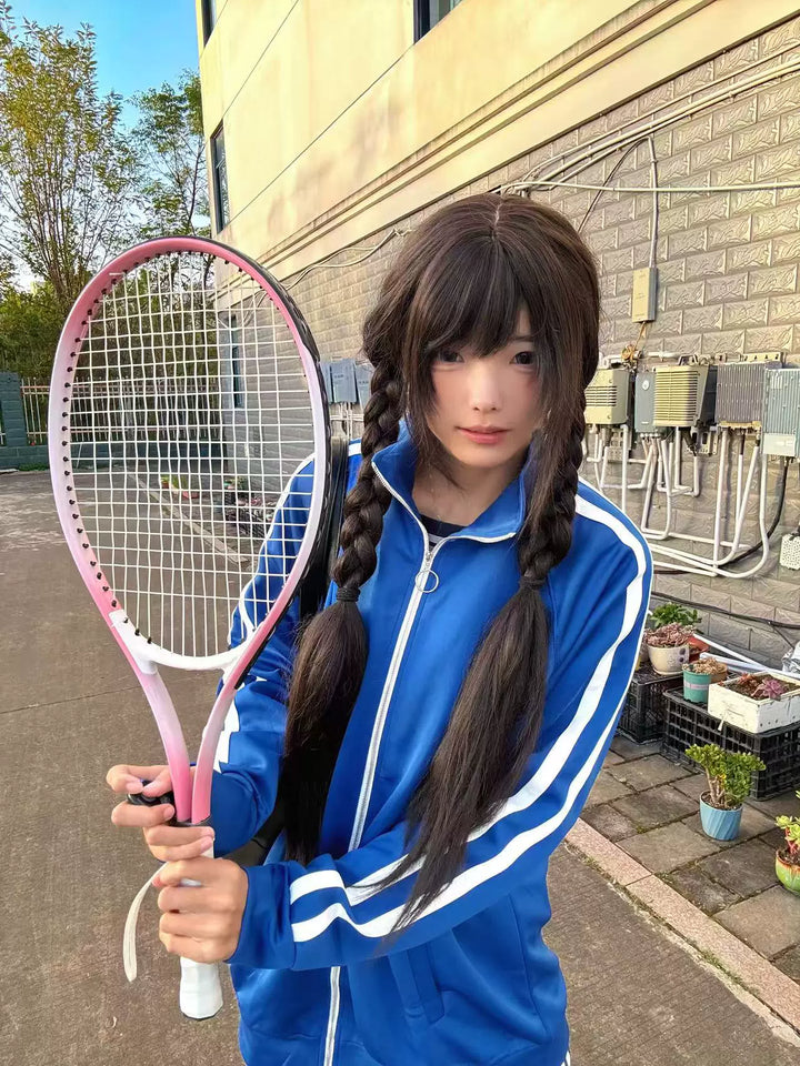 Jersey Jacket Outfit, Elastic-Waisted Pants 44853:826411