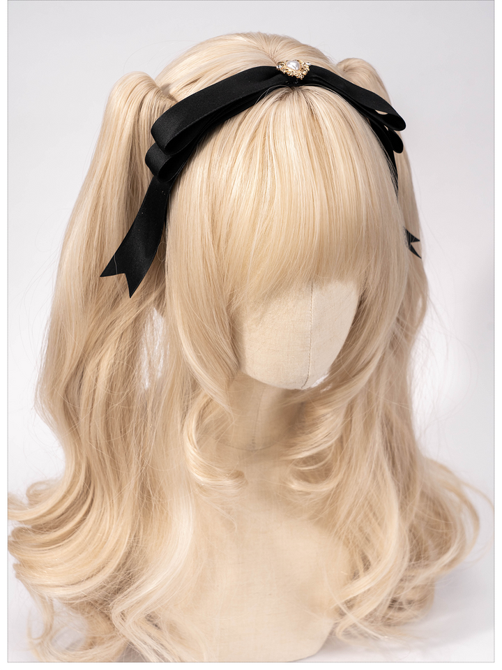 Lolita Headdress Jirai Kei Hairband Bow Headband Multi-color 35292:487808 35292:487808