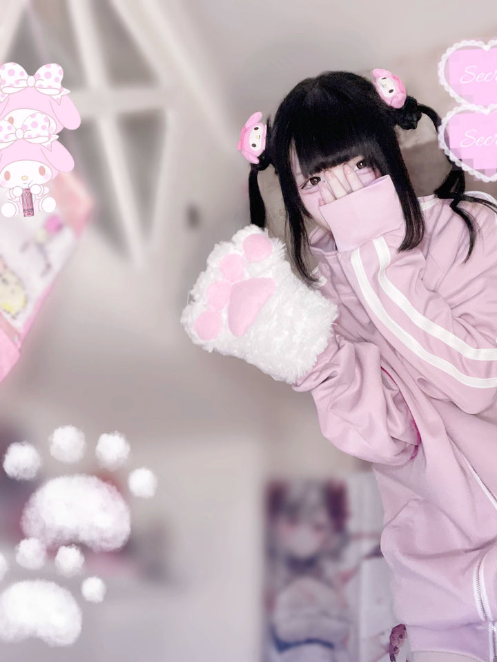 Pink Jersey Jacket Outfit, Shorts & Pants Available 44849:825318