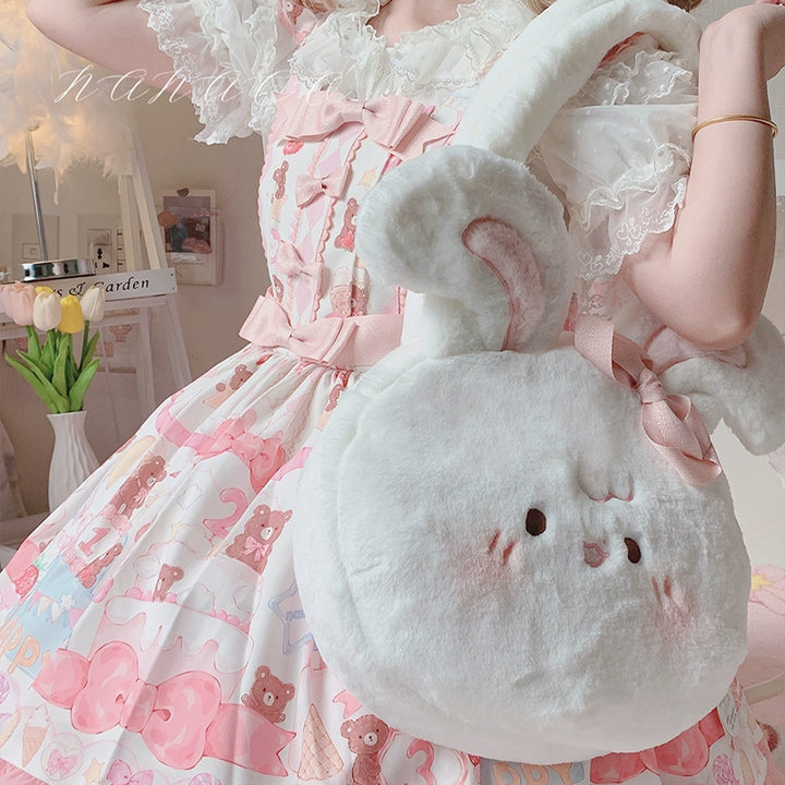 Lolita Plush Bag White Bunny Bag 32408:386016 32408:386016