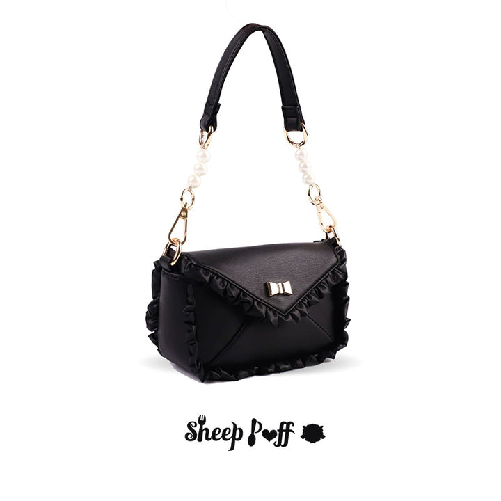 Jirai Kei Lolita Bag Sweet Girly Bow Multicolored Solid Bag 22032:362490 22032:362490