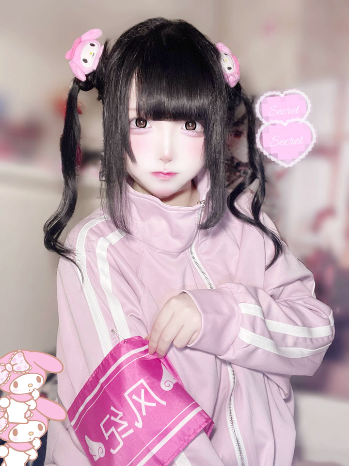 Pink Jersey Jacket Outfit, Shorts & Pants Available 44849:825324