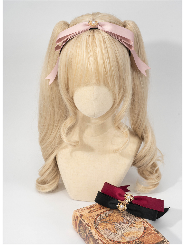 Lolita Headdress Jirai Kei Hairband Bow Headband Multi-color 35292:487812 35292:487812