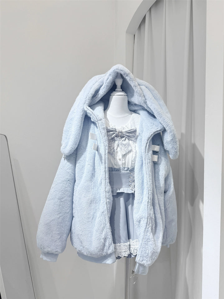 Winter Tenshi Kaiwai Coat, Bunny Ear Hood (Blue) 44151:802114