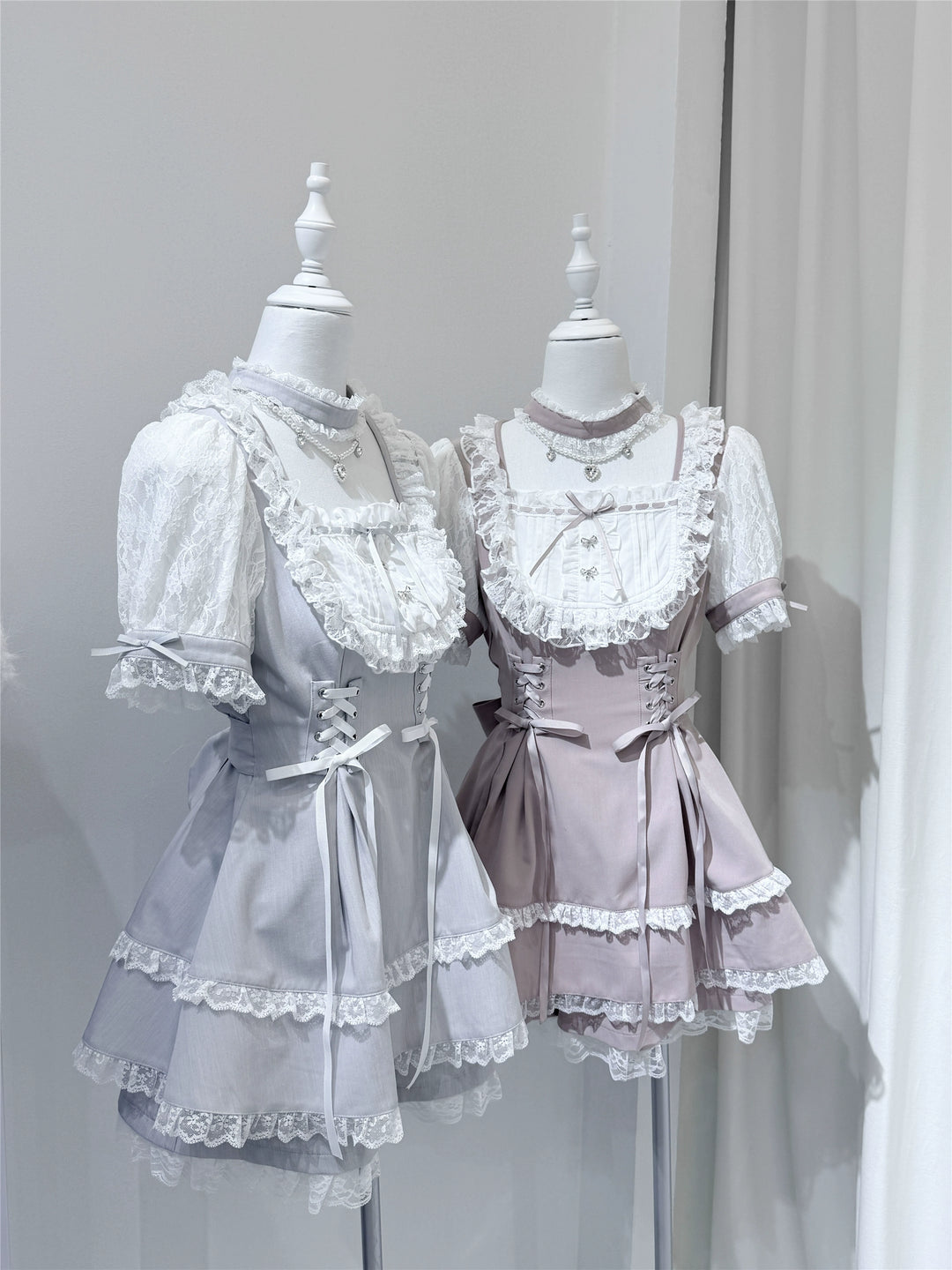 Ryousangata Dress Set, Detachable Rhinestone Necklace 43689:783101