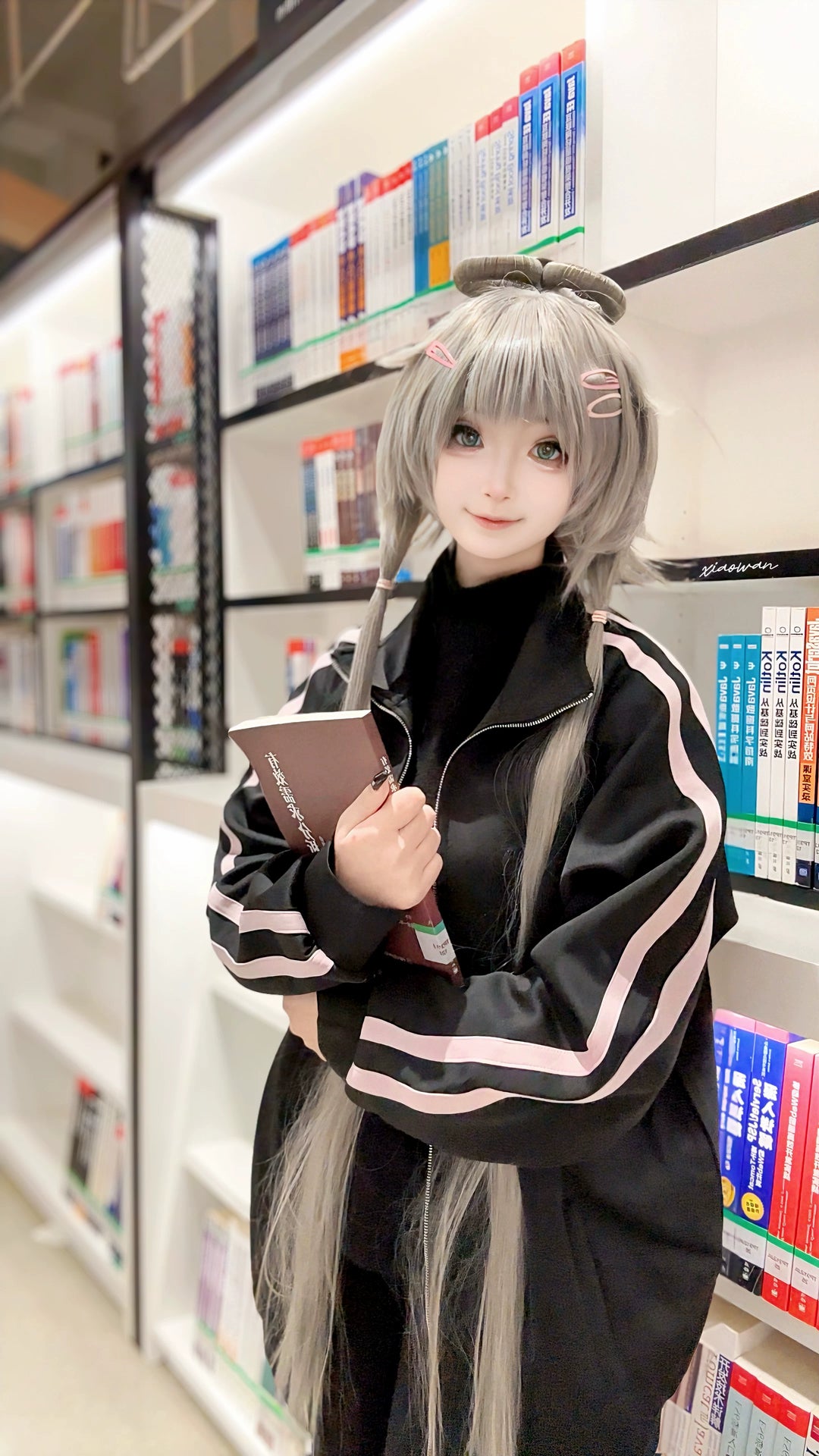 Black Jersey Jacket, Pink Stripes 44852:825894