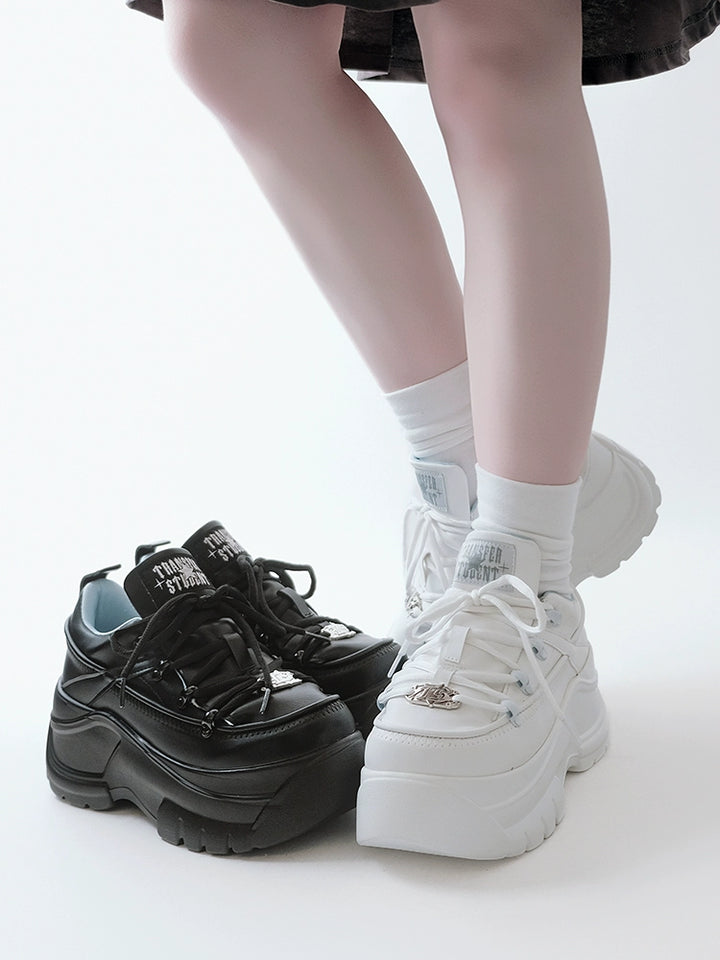 Jirai Kei High Platform Shoes, Casual Sneakers 44006:793190