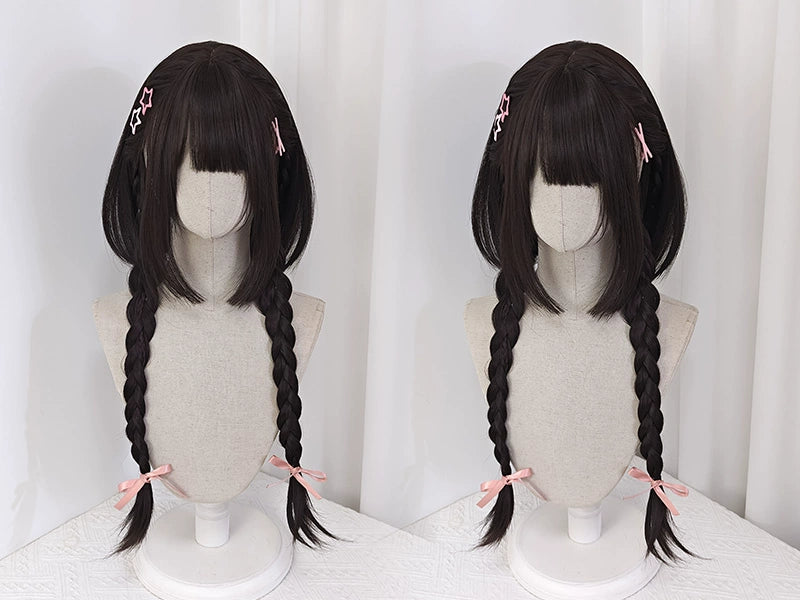 Jirai Kei Lolita Jellyfish Shape Dark Brown Wigs 22048:325296 22048:325296