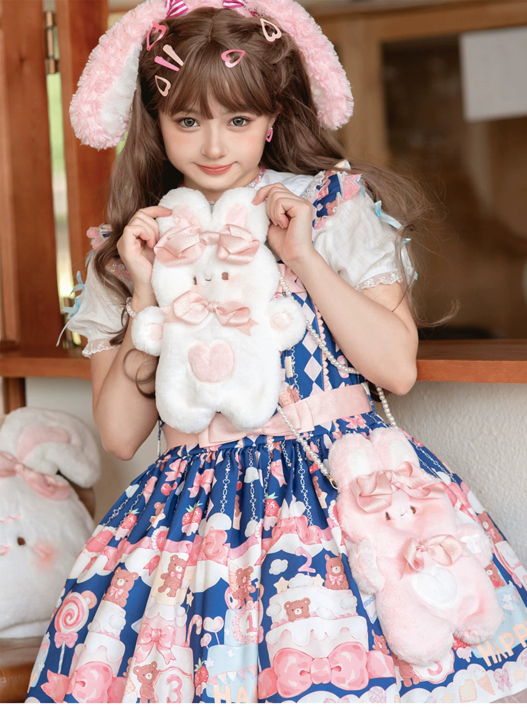 Sweet Lolita Bag Rabbit Crossbody Bag Cute Phone Bag 41086:686112