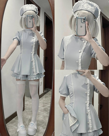 Tenshi Kaiwai Dress Set Nurse Medical Series Outfit Sets 37460:560296
