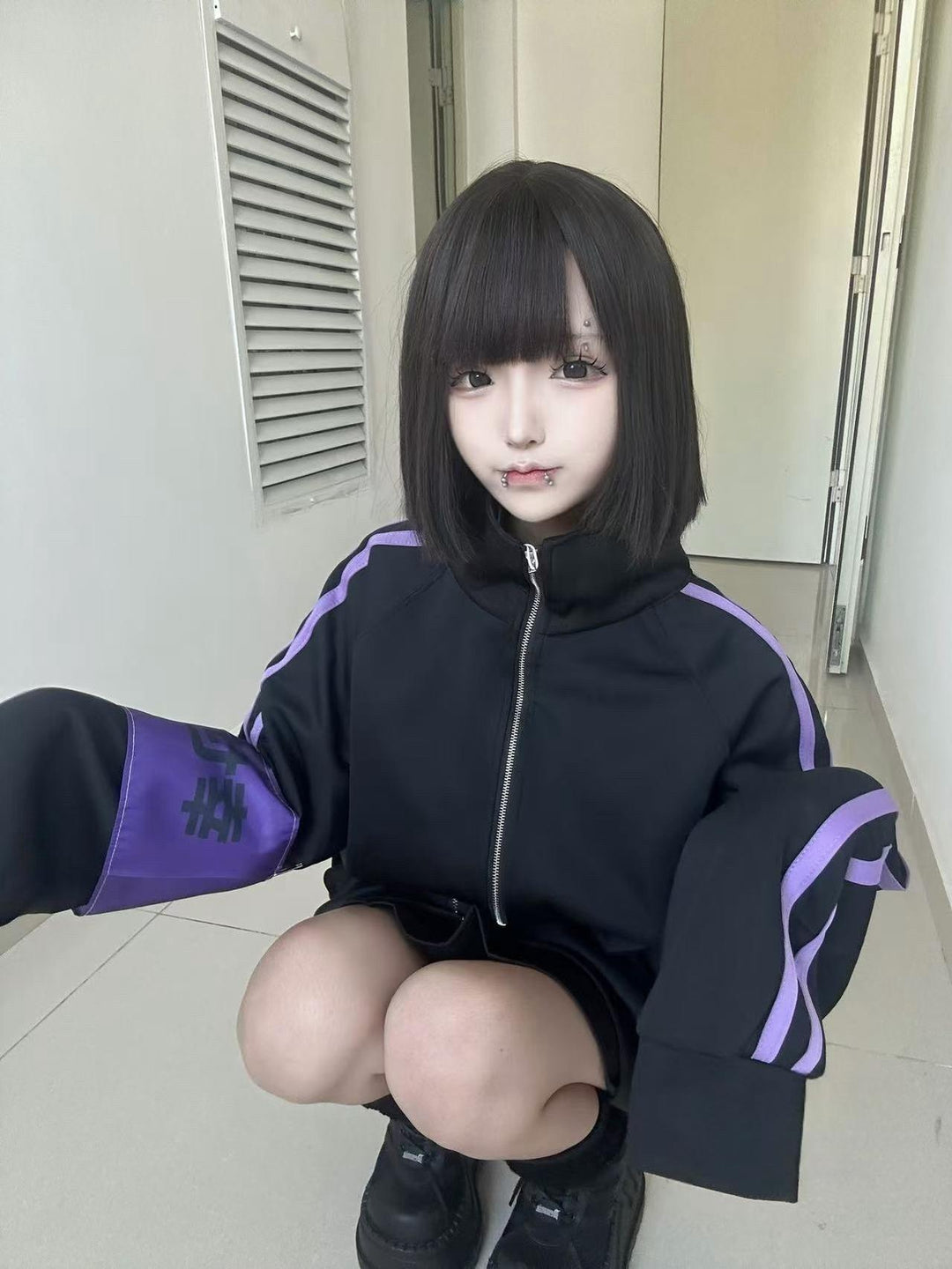 Jersey Jacket Outfit, Side Stripe Design 44848:825556