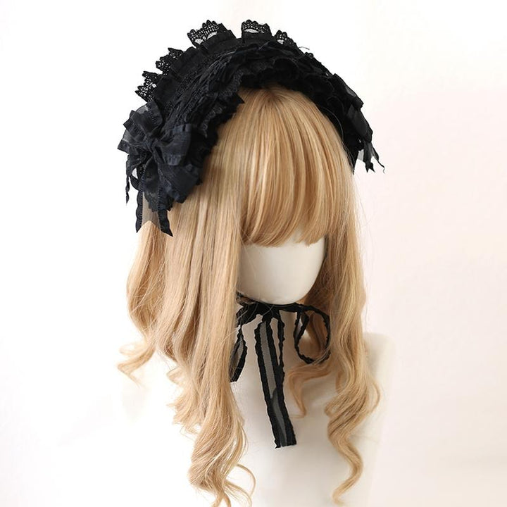 Lolita Hair Accessory Black Hand Sleeves Hair Clip Brooch 39112:613484