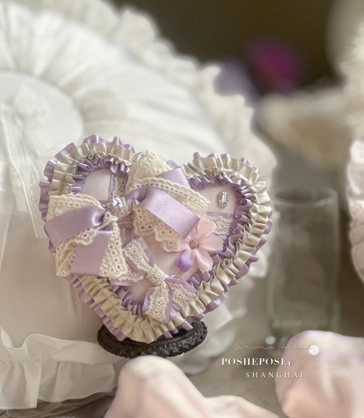Lolita Dress Set Sweet Violet Pink Puffy Dress Corset Dress 36388:554896