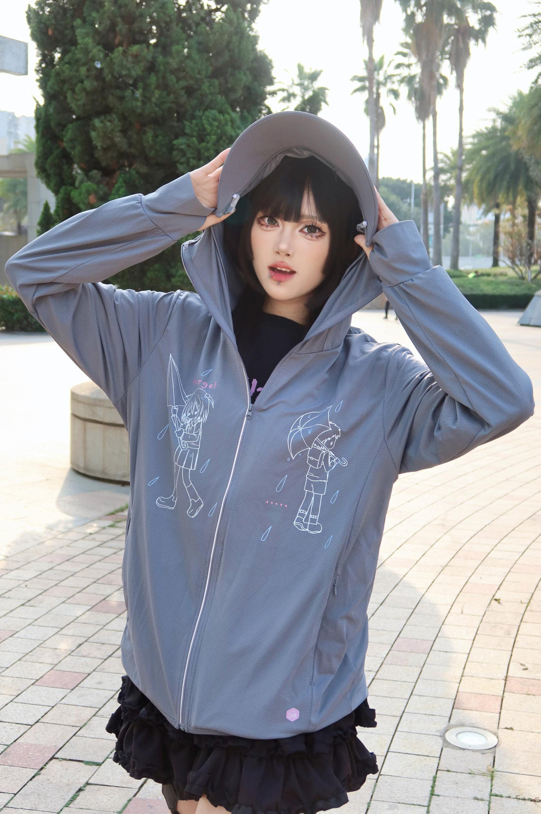 Kawaii Sun Protection Jacket Anti UV Hoodie 35692:499562