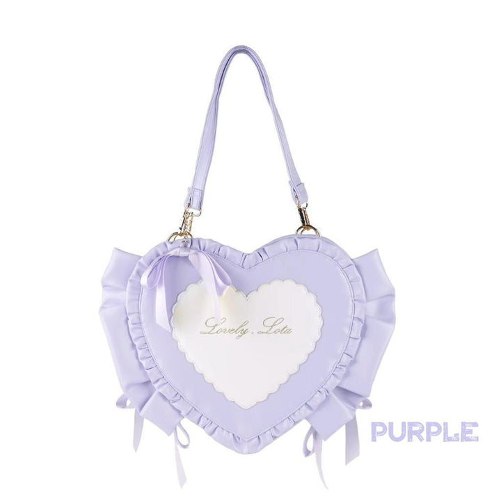 Lolita Bags Heart-shaped Bow Shoulder Bag 35778:521998 35778:521998