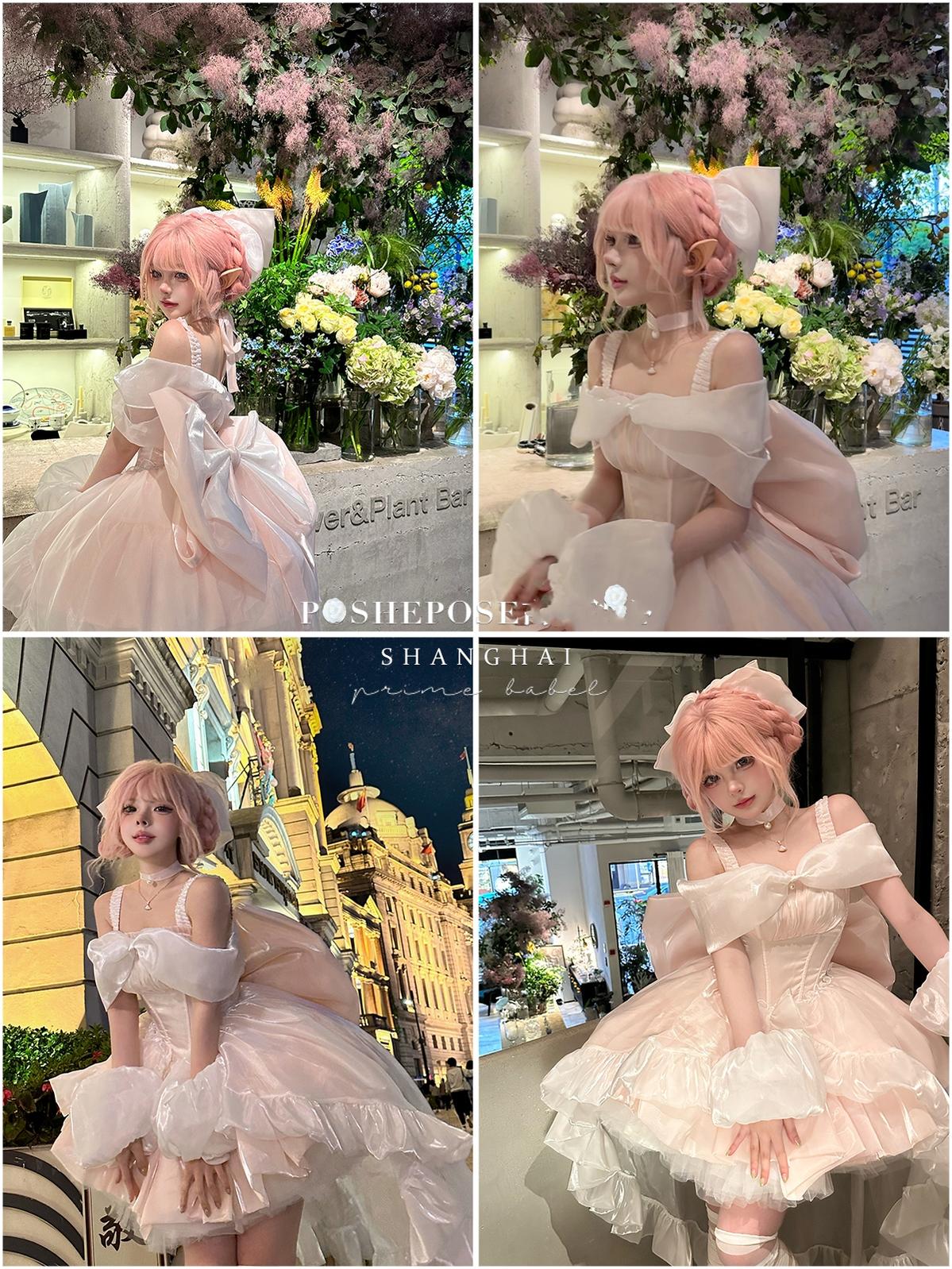 Lolita Dress Corset Dress Princess Vibe Dress Macaron Dress 36382:541700