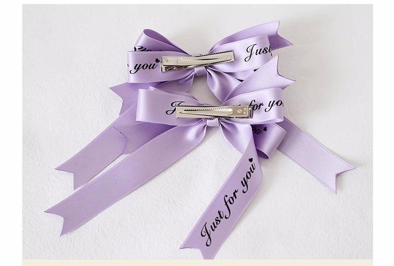 Jirai Kei Ryousangata Lace Letter Ribbon Bow Headwear 22540:333262 22540:333262