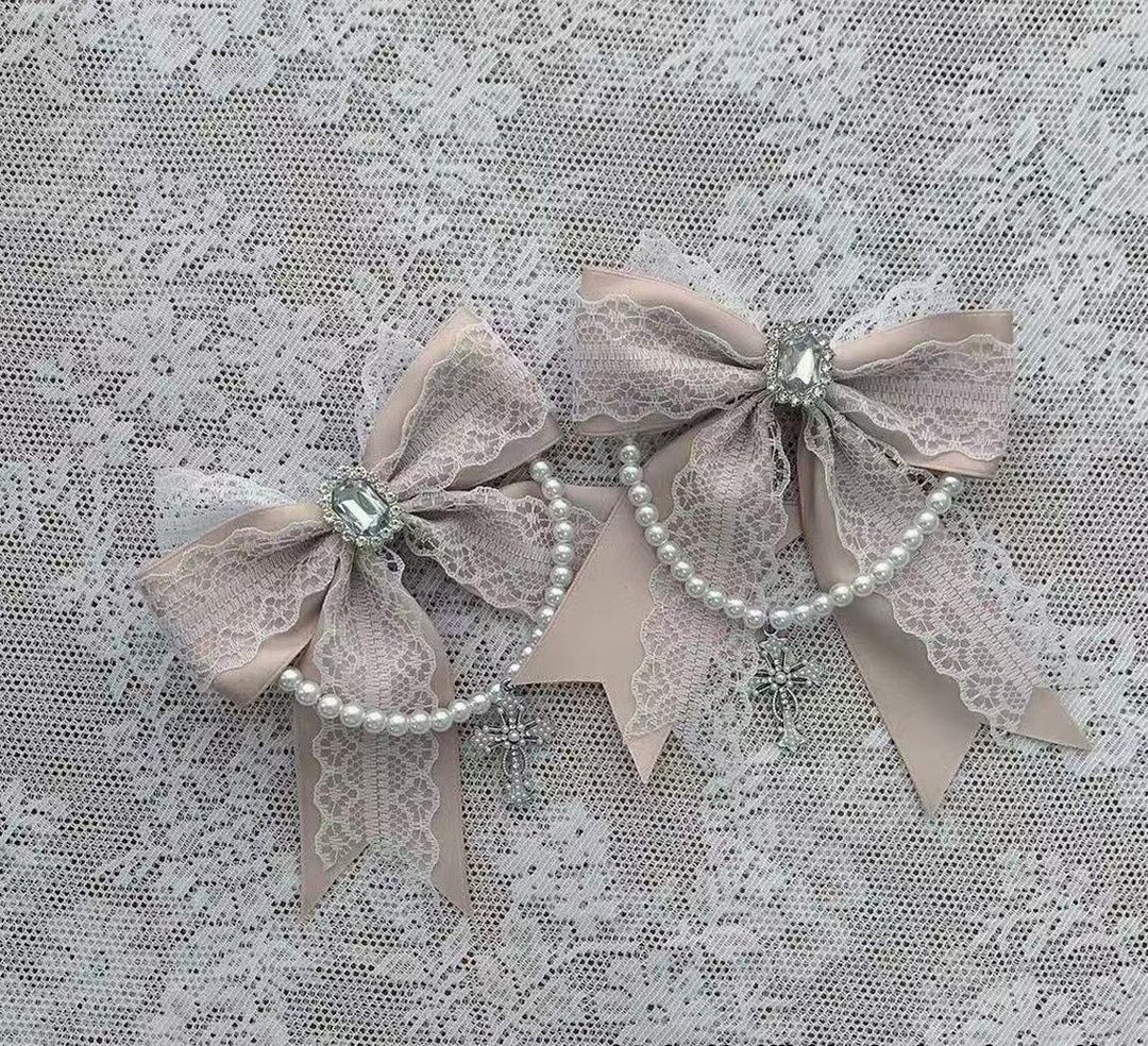 Jirai Kei Lace Shawl Dress Set, Detachable Tie (M) / L M S XL) 45193:840977