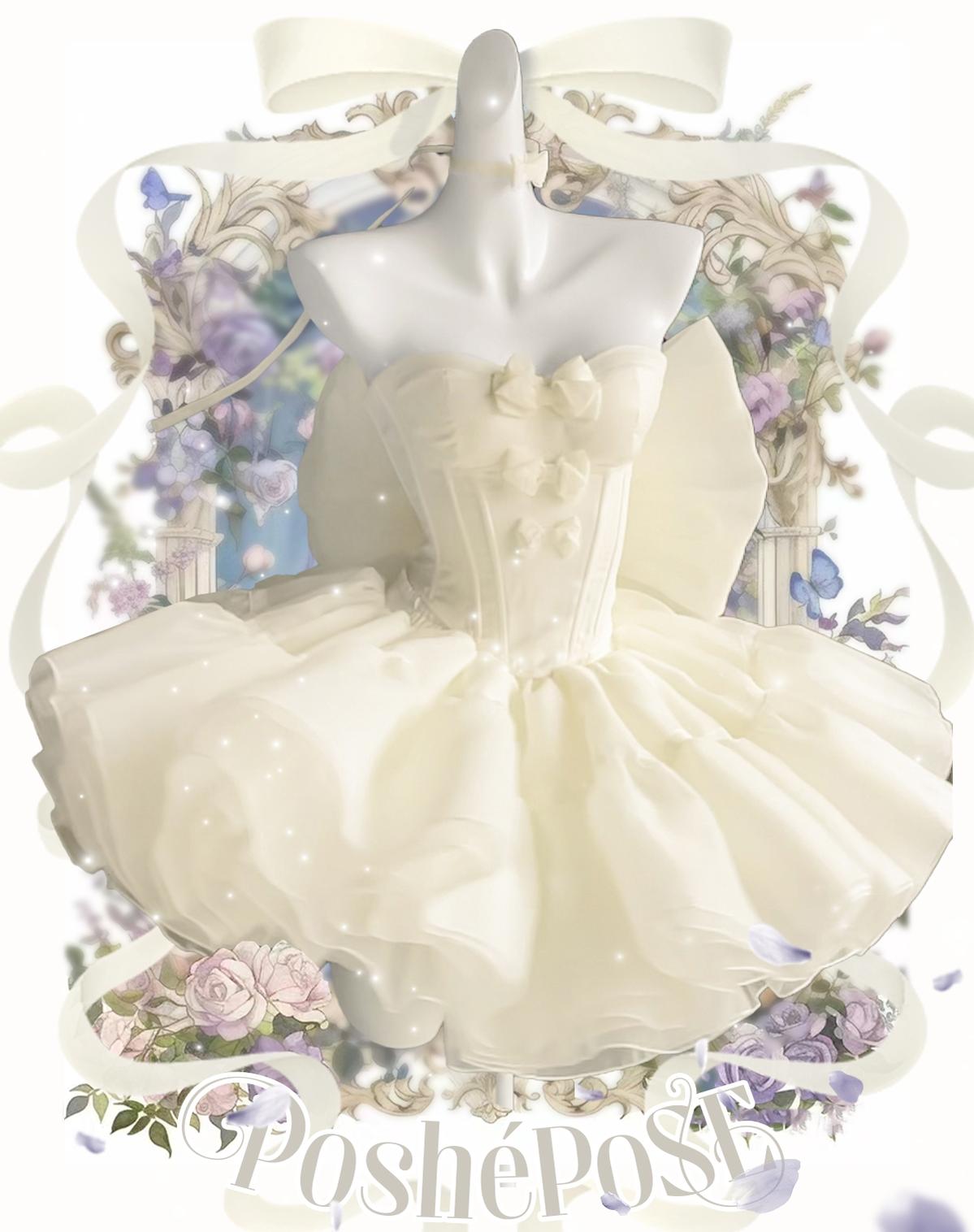 Pink Lolita Dress Corset Dress Princess Dress (Yellow / L M S XS) 36384:540818 (Yellow / L M S XS) 36384:540818