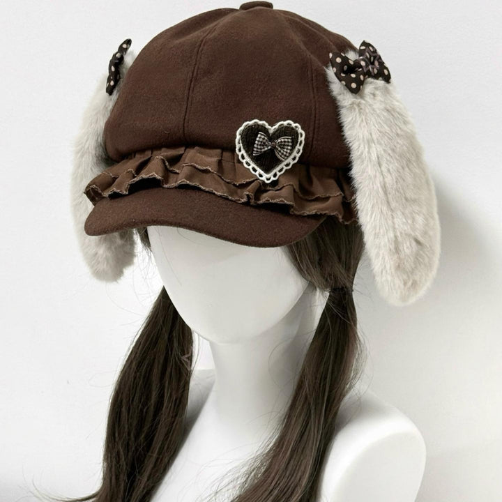 Subculture Newsboy Cap, Detachable Bunny Ears 45704:860490