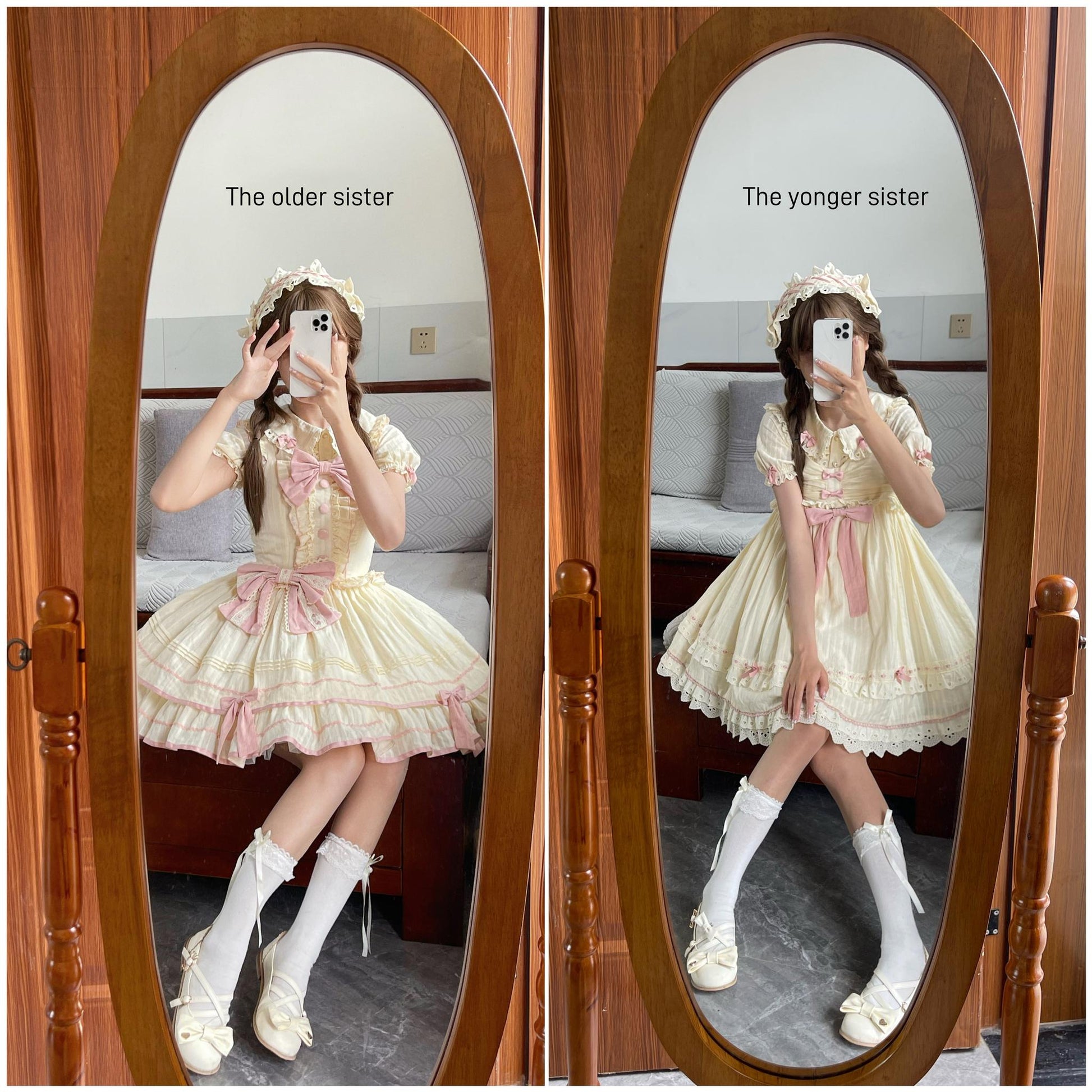 Sweet Lolita Dress Doll Lolita Dress Peter Pan Collar Cotton Dress 37290:556230