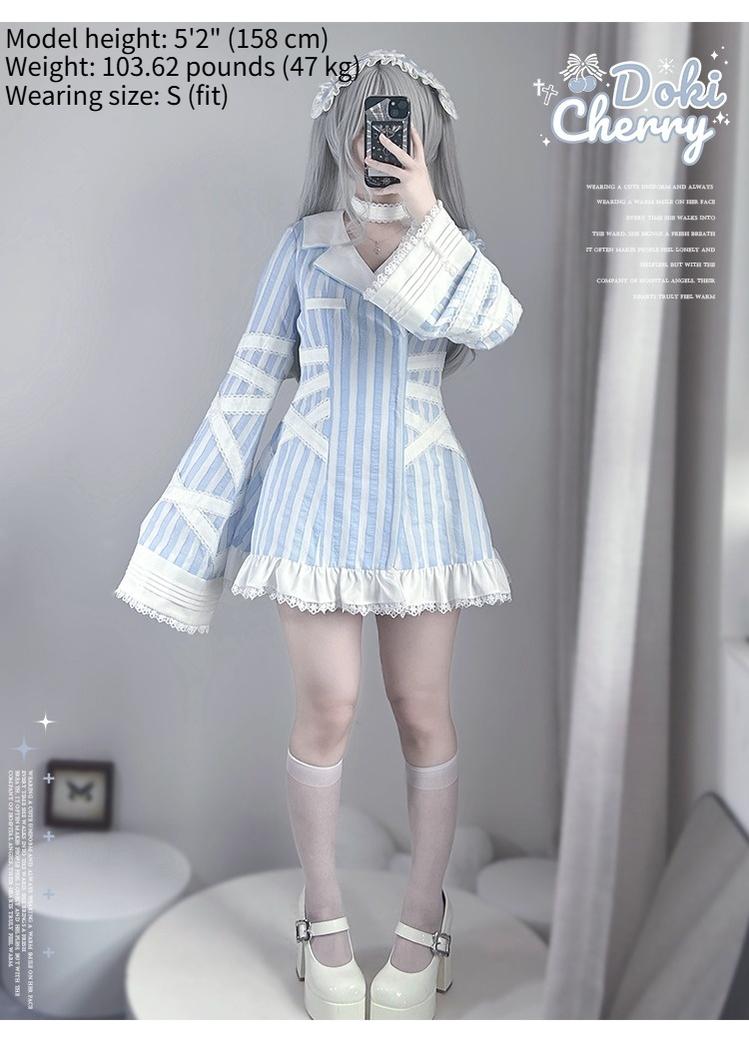 Tenshi Kaiwai Dress + Pocketed Cotton Shorts 43589:780585