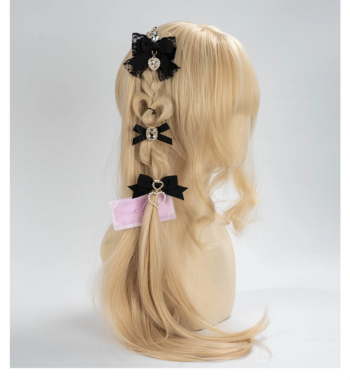 Jirai Kei Hair Clip Lolita Barrette Crown Side Clip 40896:695218