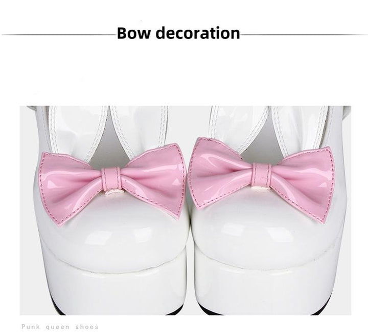 Lolita Shoes High Heels White Shoes With Bunny Ears 37454:561458 37454:561458