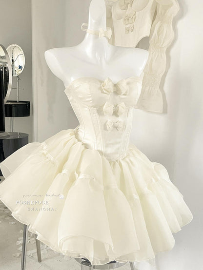 Pink Lolita Dress Corset Dress Princess Dress 36384:540888 36384:540888