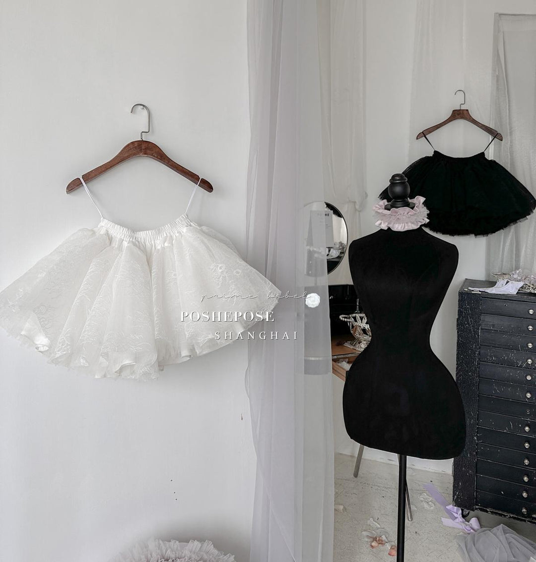 Lolita Dress Petticoat Puffy Black And White Pettipants 36386:542730 36386:542730