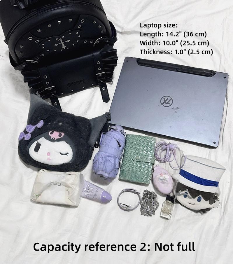 Subculture Black Backpack, Large Capacity 44670:818642