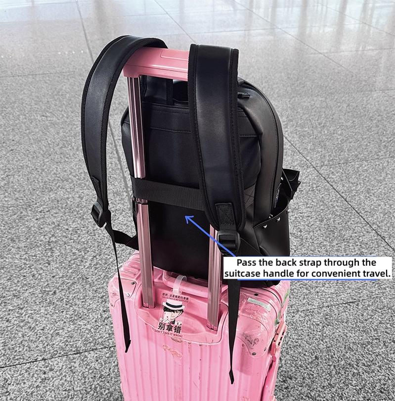 Subculture Black Backpack, Large Capacity 44670:818646