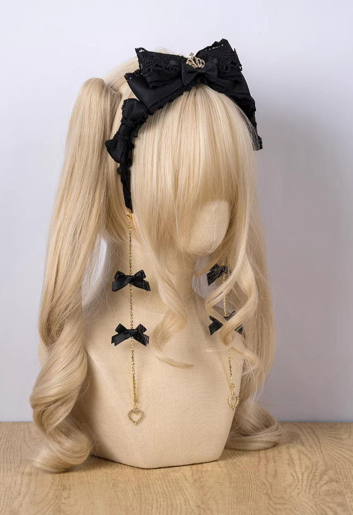 Jirai Kei Bowknot KC, Rhinestone Crown 44956:834230