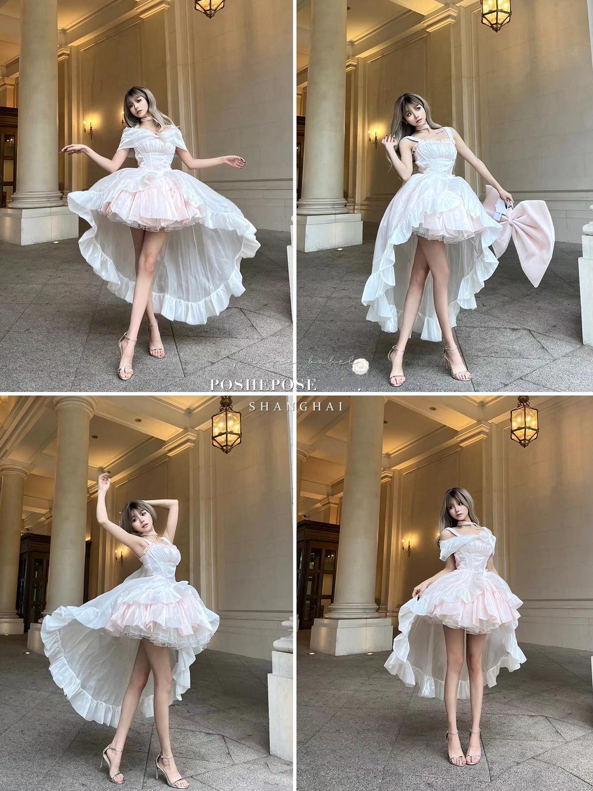 Lolita Dress Corset Dress Princess Vibe Dress Macaron Dress 36382:541710