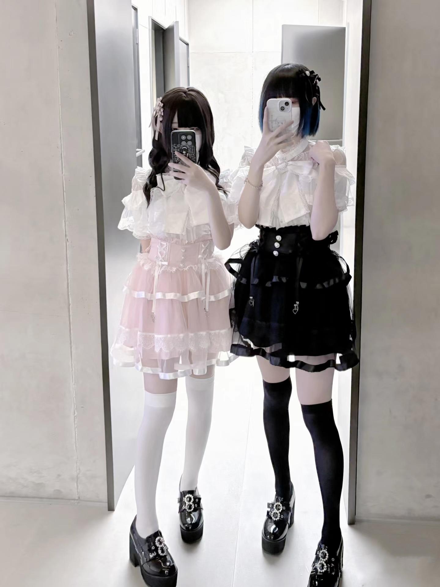 GYPSOPHILA - gypsohila Ribbon Sheer Shirt ジプソフィアの通販
