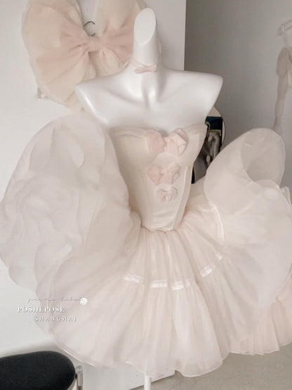 Pink Lolita Dress Corset Dress Princess Dress 36384:540808 36384:540808