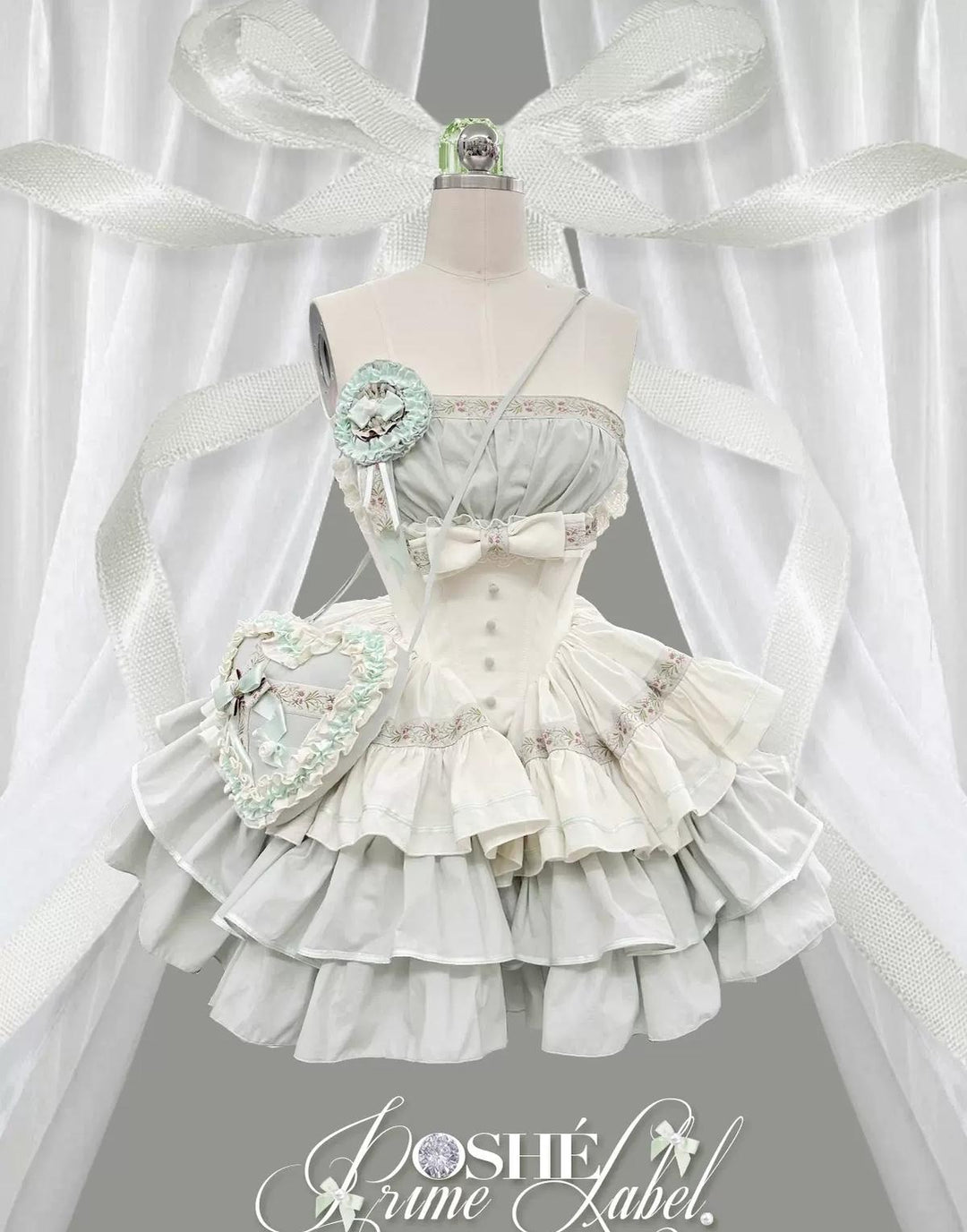 Lolita Dress Fishbone Dress Corset Dress Multicolor 36380:540714 36380:540714