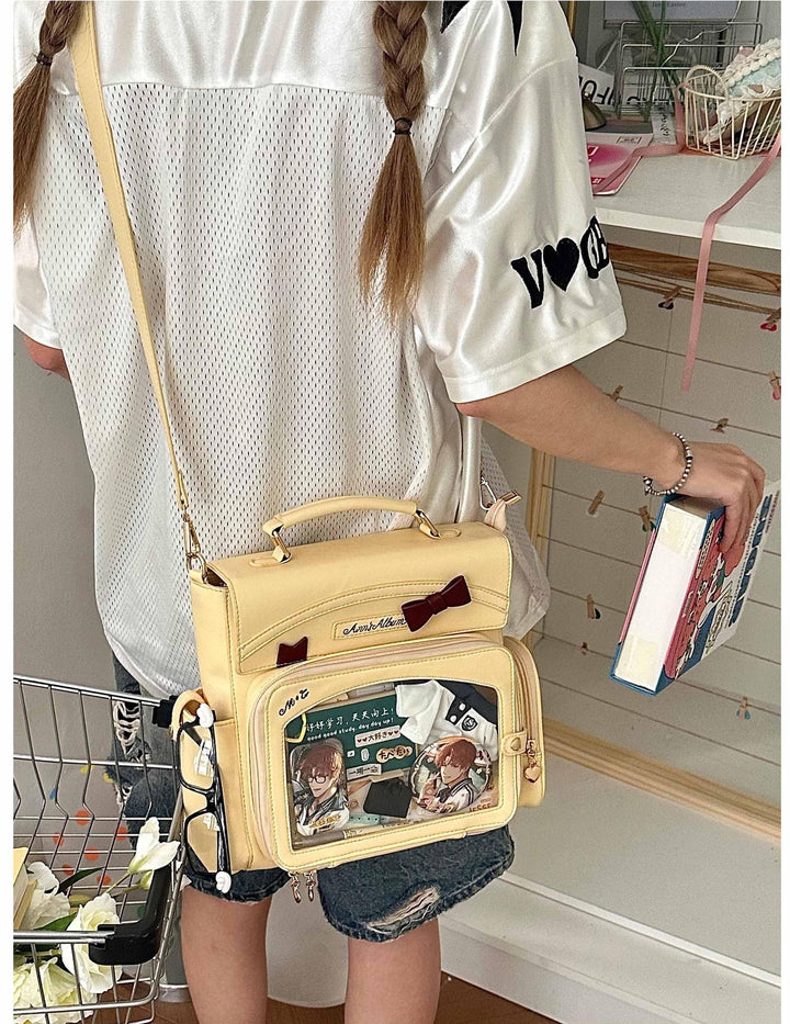 Kawaii Ita Bag with Crossbody Strap, Clear Window 45414:846806