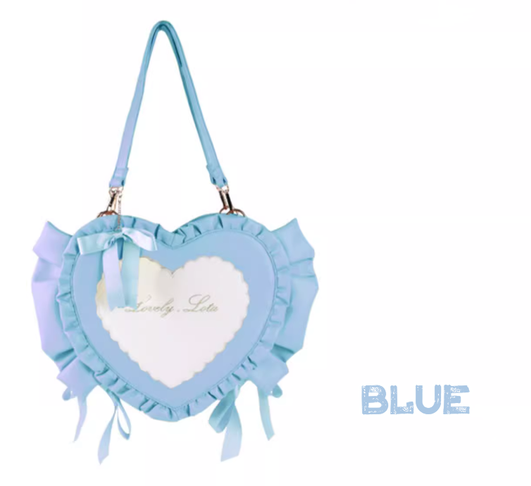 Lolita Bags Heart-shaped Bow Shoulder Bag 35778:521864 35778:521864