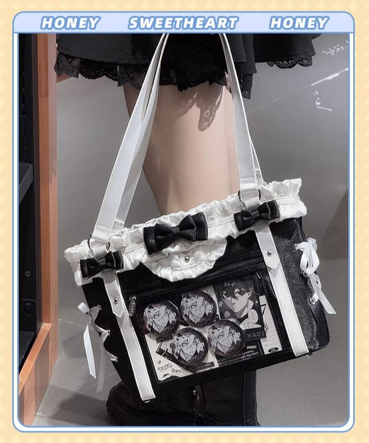 ACG Culture Satin Ita Bag Handle Bag With Removable Ribbon 43101:768411