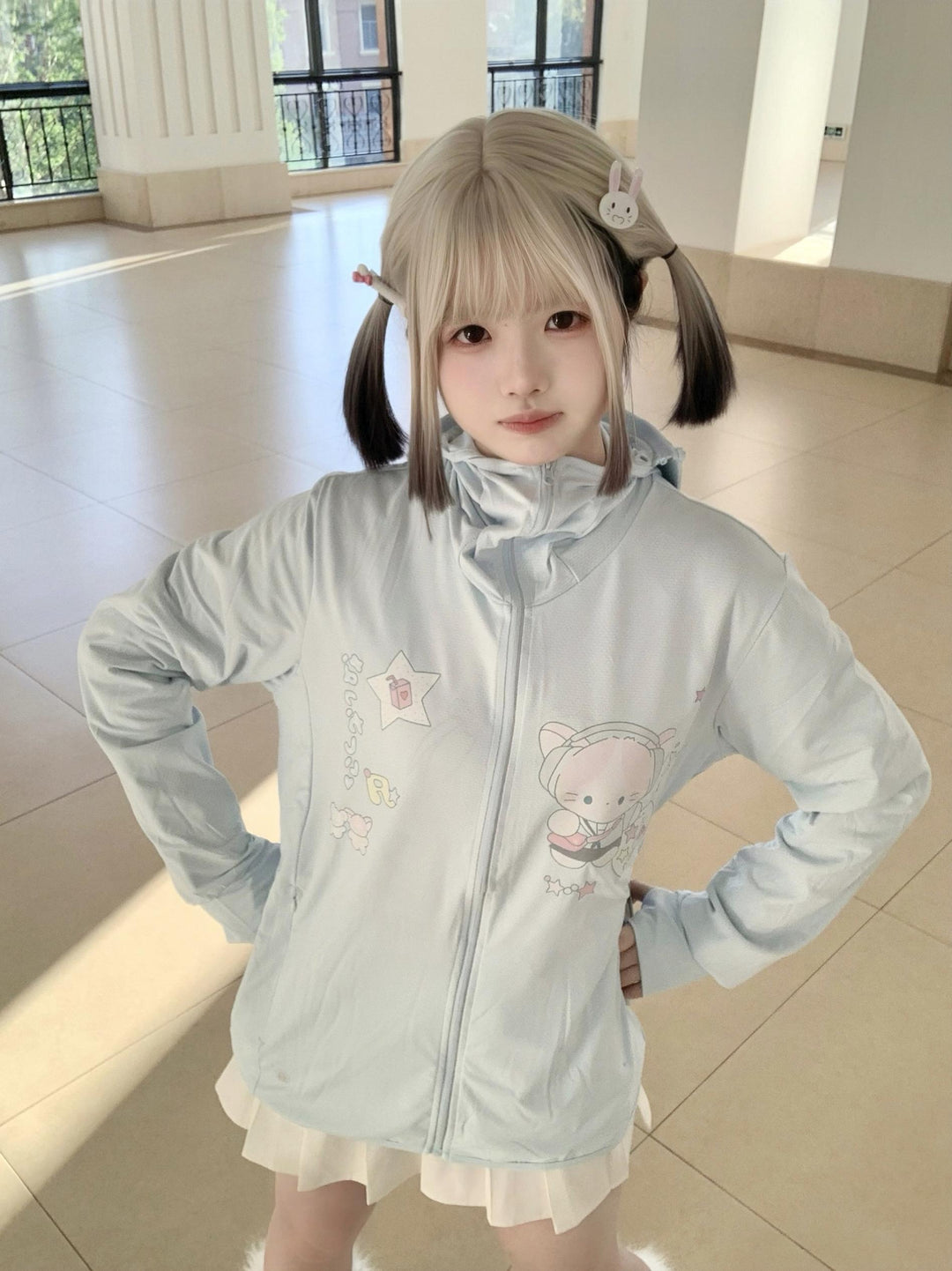 Kawaii UV Protection Jacket Long Sleeves Sun-proof Coat 35694:499618 35694:499618