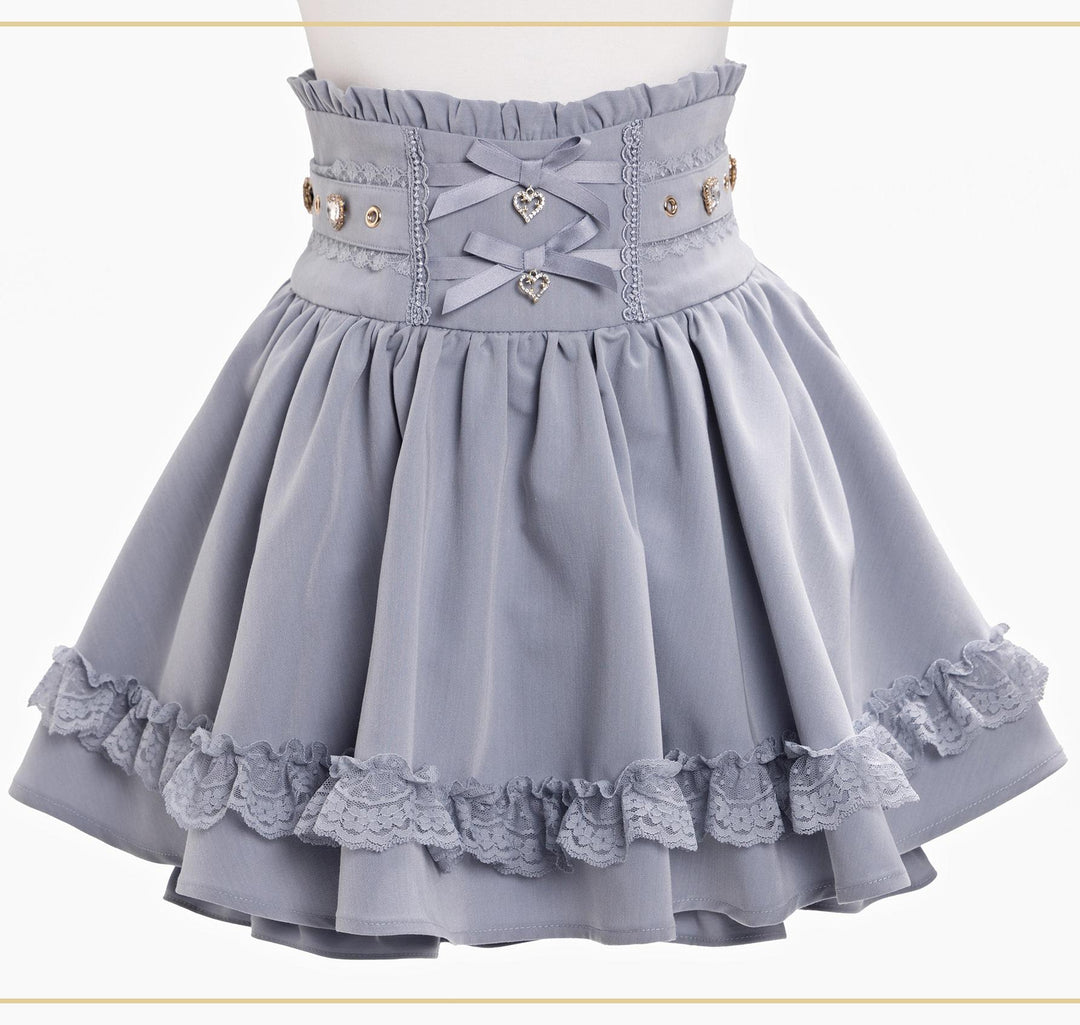 Jirai Kei High Waist Skirt, Built-in Safety Shorts (2XL L M S XL) 45720:860459