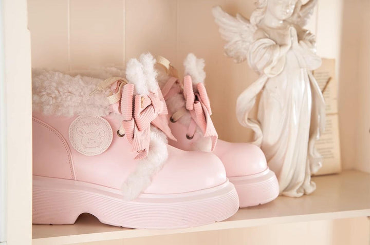 Kawaii Shoes Animal Ears Short Snow Boots 33770:447288 33770:447288